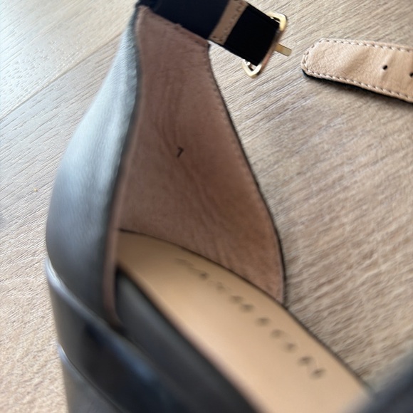 Pashion Women’s convertible Black Strappy Women's heels. Leather straps, US7 - Picture 4 of 6